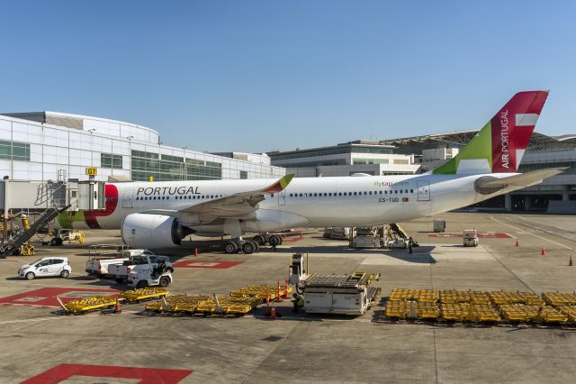 Airbus A330-900 (CS-TUD) - 31st Oct., 2020:  One of 19 Airbus A330Neo in TAP's fleet is seen parked at the gate at SFO. (See http://www.planexplorer.net/Xploregallery/displayimage.php?pid=1760 )