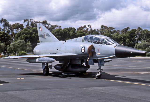 A3111 — - AUSTRALIA - AIR FORCE DASSAULT (GAF) MIRAGE IIIO (F/A) REG A3-111 CN 111) - EDINBURGH RAAF BASE ADELAIDE SA. AUSTRALIA - YPED (26/10/1986)