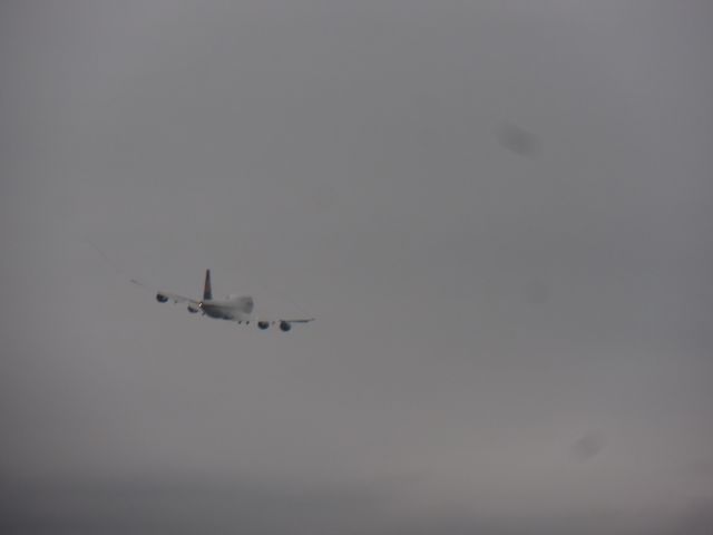 BOEING 747-8 (D-ABYL) - Spotting in EZE yesterday...<br>This 747-8 flight DLH 511, (D-ABYT)  with some condensation over the wings...takeing off...RWY 29