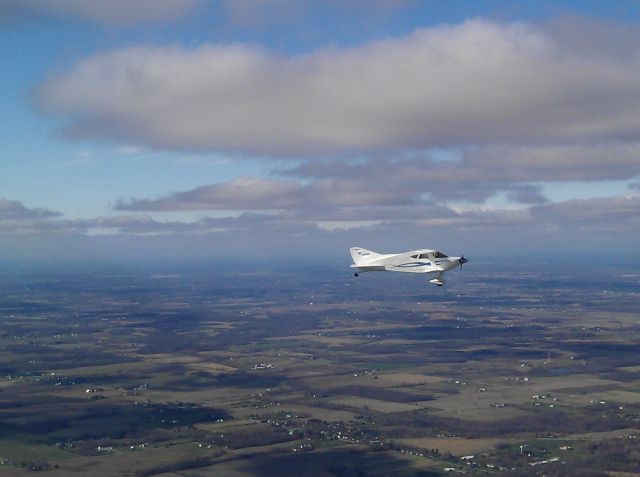 SORRELL SNS-7 Hiperbipe (N327HB) - Hiperbipe over southern Michigan