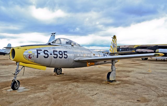 47-1595 — - Republic F-84C Thunderjet s/n 47-1595  March Field Air Museum TDelCoro October 21, 2012