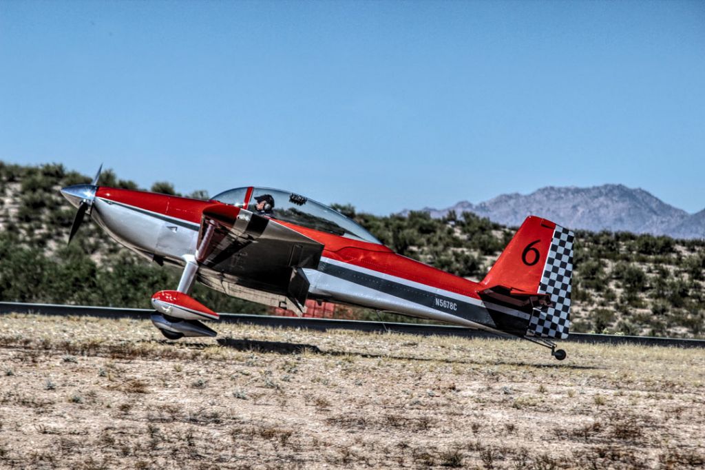 Vans RV-8 (N5678C) - This poor boy got thrown off the runway by a nasty crosswind during an air race.