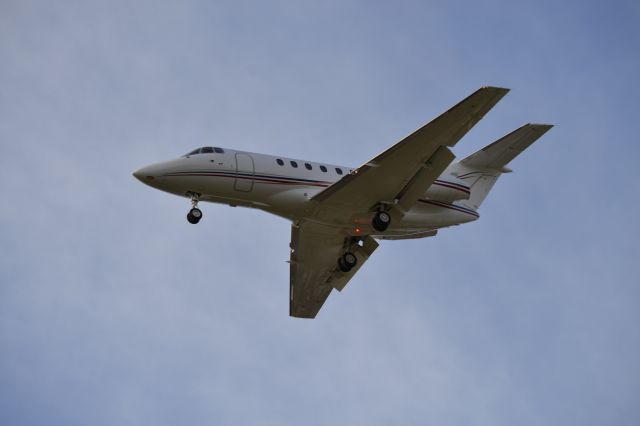 Hawker 800 (N8TA) - KBFI, 12/12/14.
