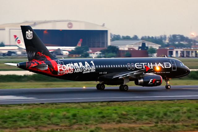 Airbus A320 (A6-EIB) - 18th April, 2013