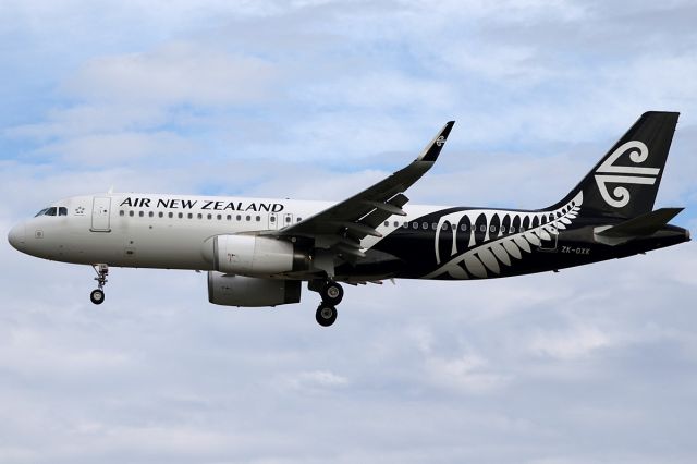 Airbus A320 (ZK-OXK) - on 30 January 2019