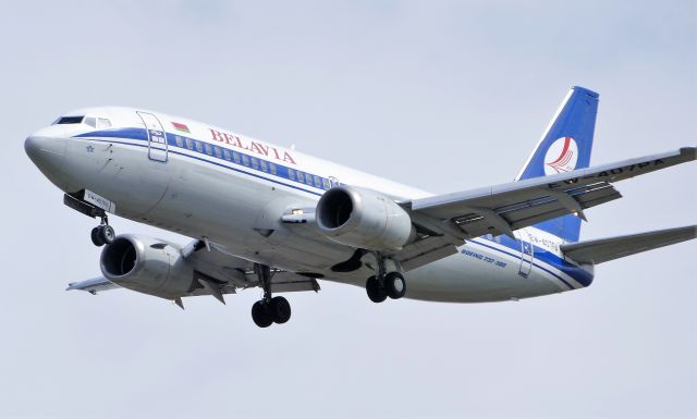 BOEING 737-300 (EW-407PA) - Photo taken on April 25, 2021