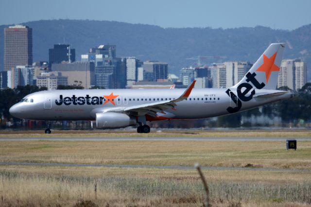 Airbus A320 (VH-VFX) - On taxiway, heading for Terminal One after landing on runway 023. Wednesday 29th October 2014.