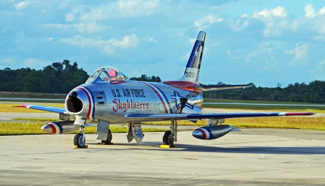 North American F-86 Sabre (NX86FR) - A beautiful example of the F-86. This is one of my all time favorite aircraft, and I was blessed to get a shot of it on a clear sunny day . Thank you all who have given this image a vote.