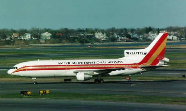 Lockheed L-1011 TriStar (N108CK) - From April 1998 doing a school vacation charter. From what I understand this aircraft was a frequest visitor to BOS in the late 1990s and was one of two passenger Tristars operated. 