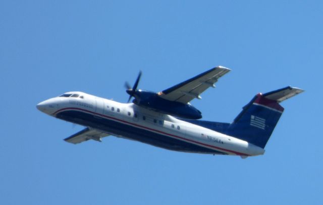 de Havilland Dash 8-200 (N815EX) - Shown here a moment from departure is this US Air Express de Havilland Dash 8 in the Summer of 2016.