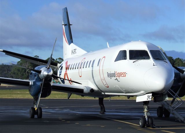 Saab 340 (VH-ZPC) - Regional Express, Saab 340B, VH-ZPC (msn 404) at Wynyard Airport, Tasmania. 8 May 2023.