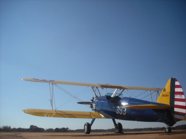 Boeing PT-17 Kaydet (N63991) - OLE 393 AT PEACH STATE