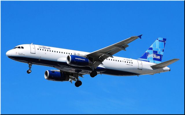 Airbus A320 (N612JB) - JetBlue Airways Airbus A320-232 N612JB (cn 2447) "Blue Look Maaahvalous"  Las Vegas - McCarran International (LAS / KLAS) USA - Nevada, 9-12-2010 Photo: TDelCoro