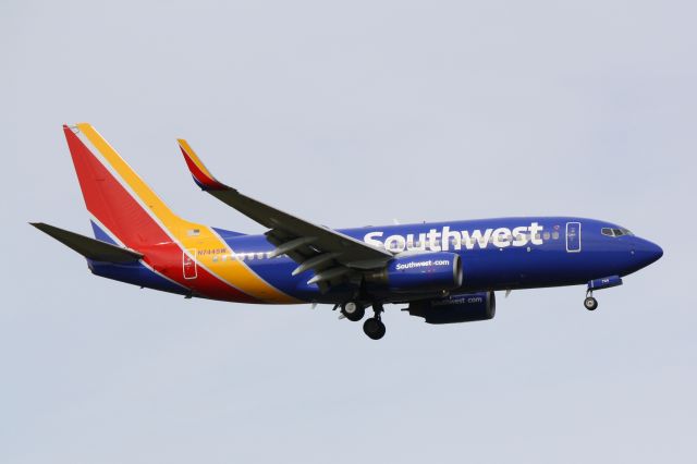 Boeing 737-700 (N744SW) - Southwest Flight 472 (N744SW) arrives at Southwest Florida International Airport following flight from Hartsfield-Jackson Atlanta International Airport