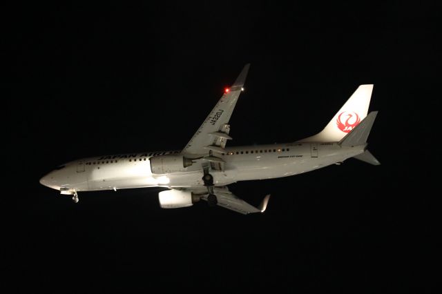 Boeing 737-800 (JA320J) - December 10th 2021:HND-HKD.