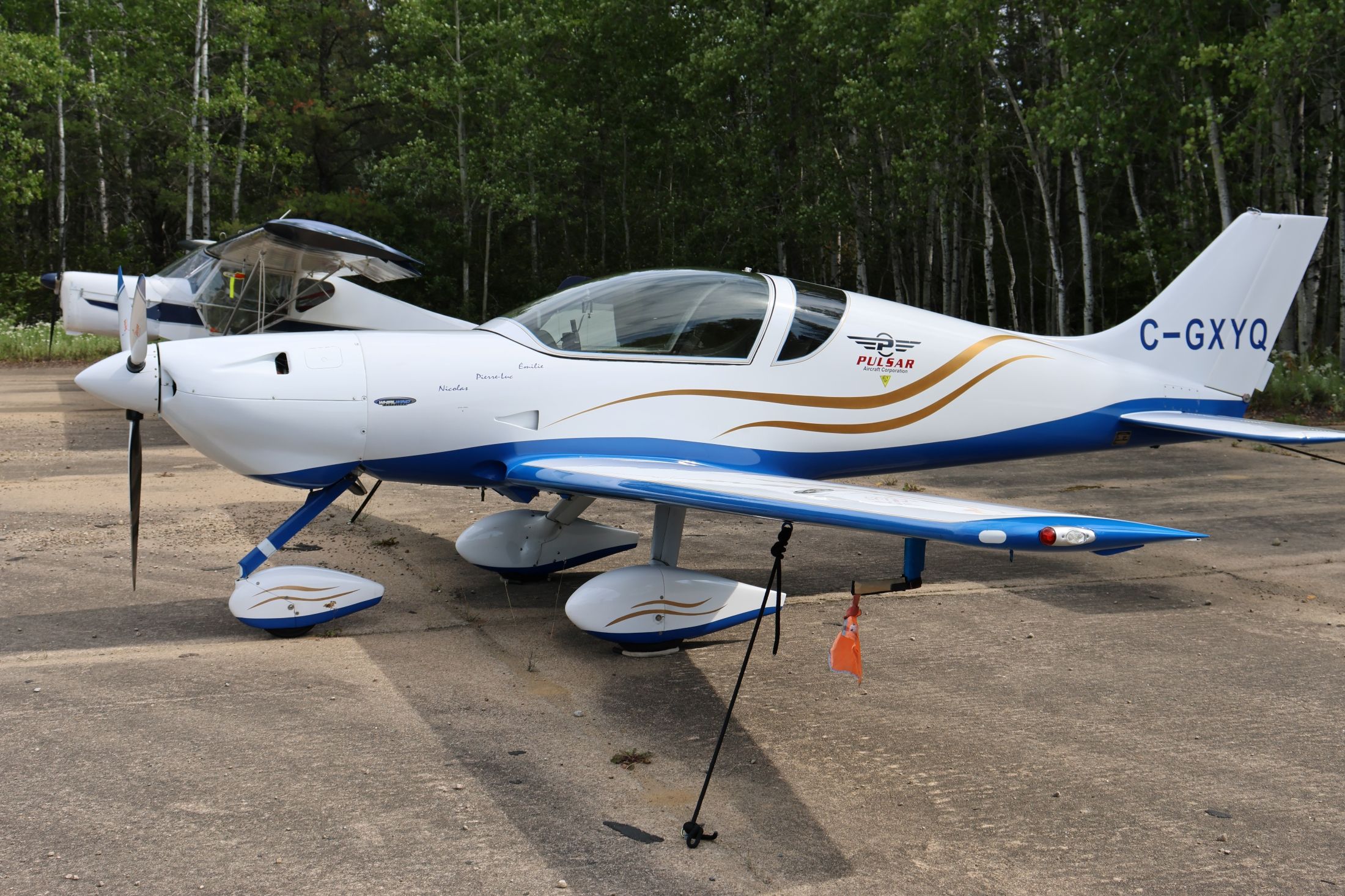 Cessna Skyhawk (C-GXYQ) - C-GXYQ Pulsar III Aircraft Corporation RVA à CSQ4 Aéroport de Casey QC. le 02-09-2023 à 11:25