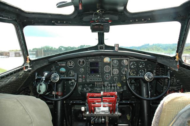 Boeing B-17 Flying Fortress (N5017N) - inside the B-17