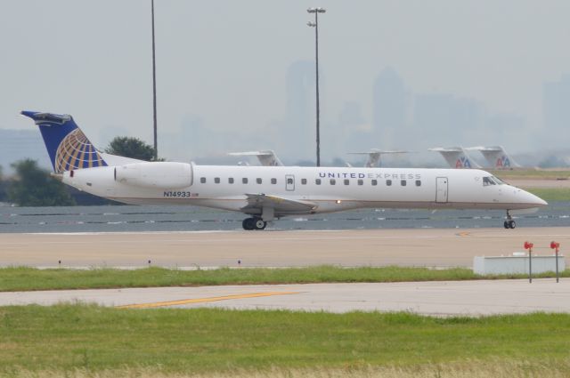 Embraer ERJ-135 (N14933) - United - N14933 - Departing KDFW 06/15/2013