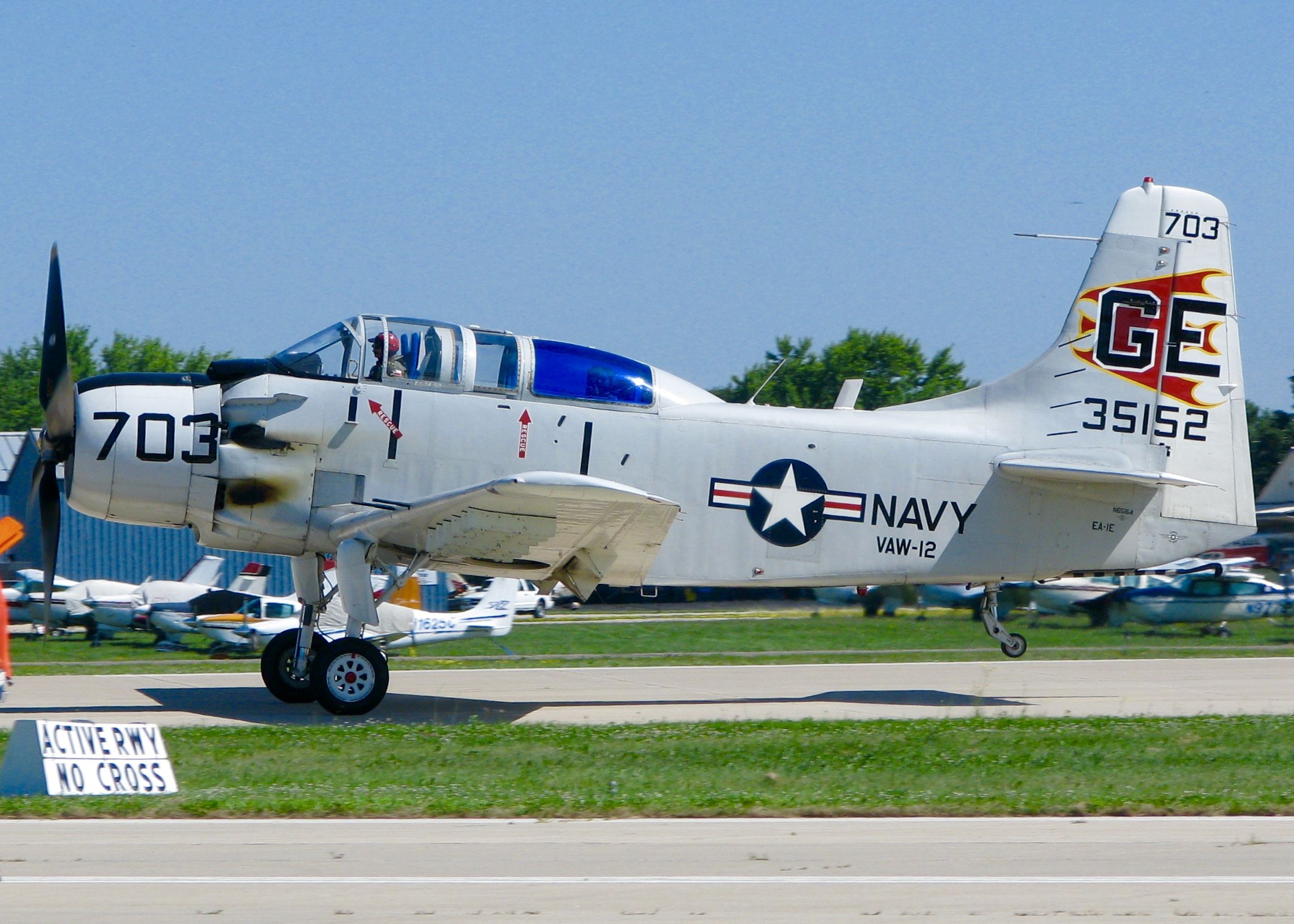 Experimental 100kts-200kts (N65164) - AirVenture 2016. 1955  Douglas EA-1E