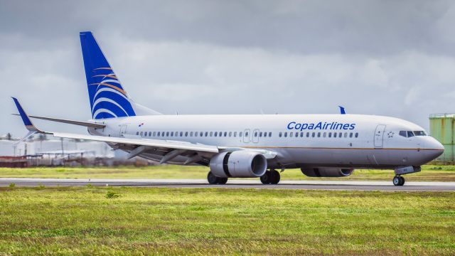 Boeing 737-800 (HP-1851CMP) - Inaugural flight to Barbados