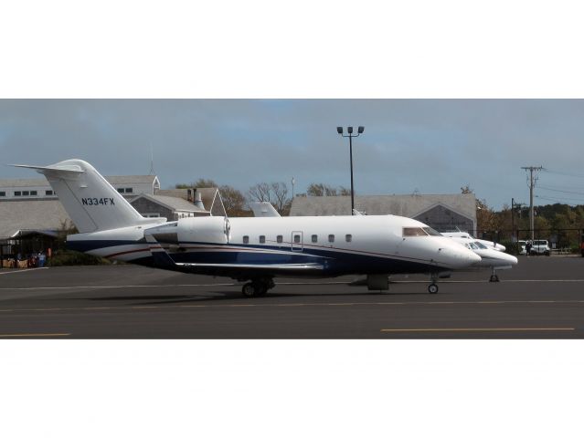 Canadair Challenger (N334FX) - Busy day at the Vineyards.