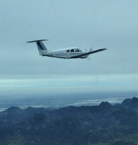 Piper Turbo Arrow 4 (N666HP) - in formation near Chico