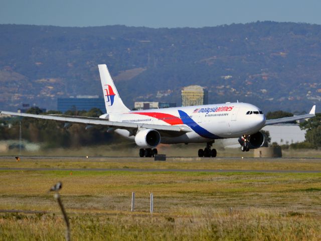 Airbus A330-300 (9M-MTA) - Lift off on runway 23 for flight home to Kuala Lumpur. Thursday 12th April 2012.