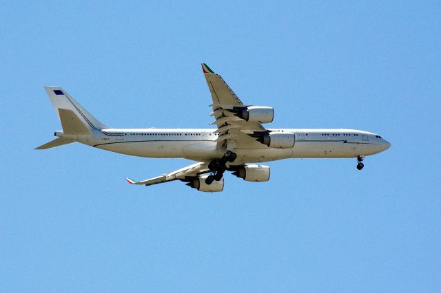 Airbus A340-500 (I-TALY) - arrival in YVR 6.30.2017