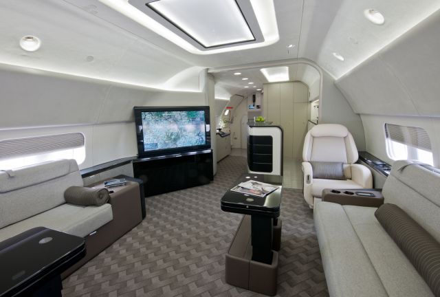 Boeing 737-800 — - Boeing Unveils BBJ with Luxury Interior and New High-Speed Digital System at ABACE 2012