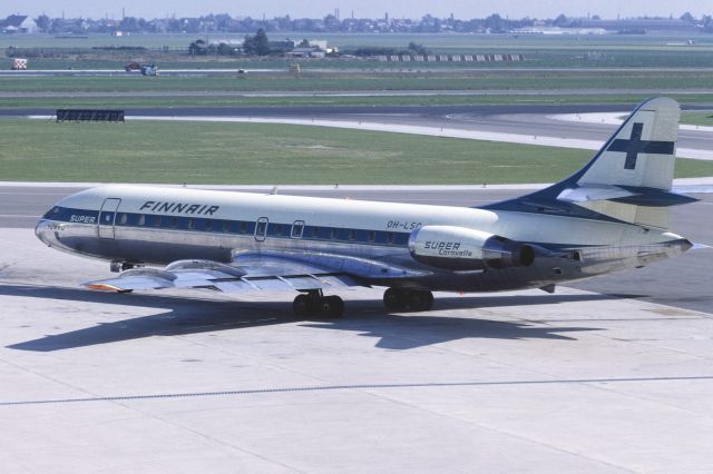 SUD-EST SE-210 Caravelle (OH-LSC) - July 1969 at Amsterdam