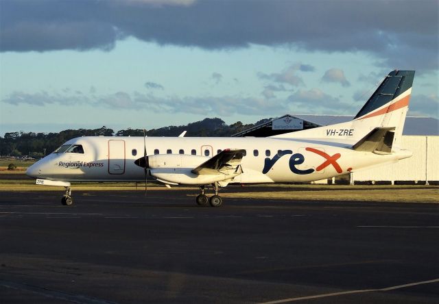 Saab 340 (VH-ZRE) - Regional Express Saab 340B VH-ZRE msn 391 at Wynyard Airport Tasmania Australia. 18 January 2023.
