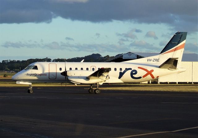 Saab 340 (VH-ZRE) - Regional Express Saab 340B VH-ZRE msn 391 at Wynyard Airport Tasmania Australia. 18 January 2023.