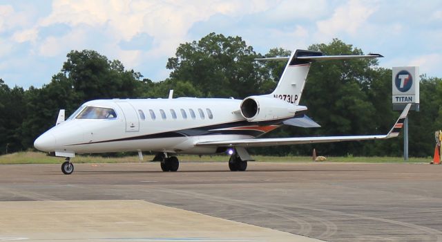 N273LP — - A 2001 model Learjet 45 taxiing along the ramp at Northeast Alabama Regional Airport, Gadsden, AL - July 2, 2021.