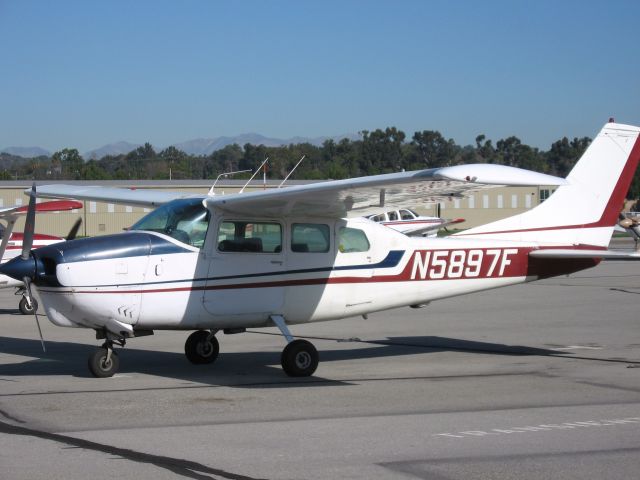 Cessna Centurion (N5897F) - Parked at Fullerton