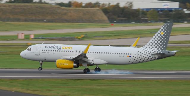 Airbus A320 (EC-MEL) - FROM FREEPORT CARPARK