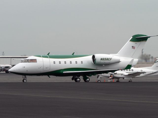 Canadair Challenger (N658CF) - Feb 3, 2008 - Superbowl visitor