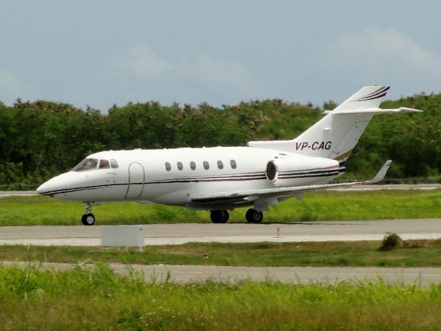 Hawker 800 (VP-CAG)