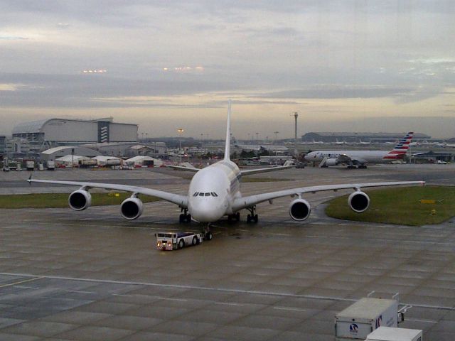 Airbus A380-800 (9M-MNA) - TAXIING FOR PARKING