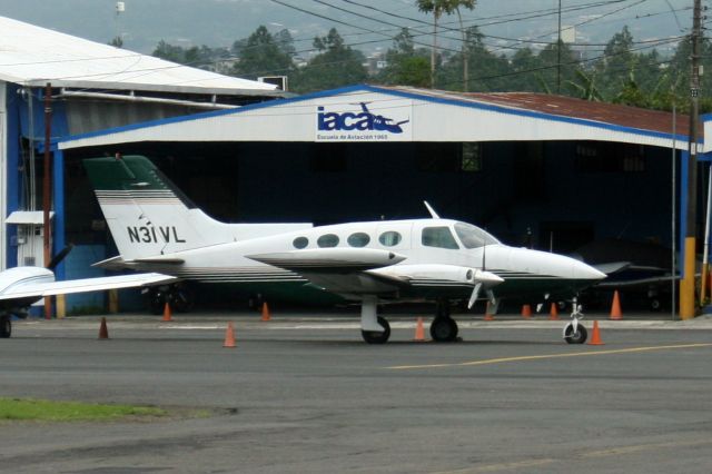 Cessna 402 (N31VL) - Cessna 401 on the ramp on 25-Jul-13.