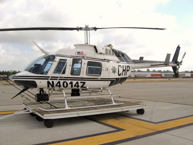 Bell JetRanger (N4014Z) - CALIFORNIA HIGHWAY PATROL CHOPPER PARKED AT FULLERTON