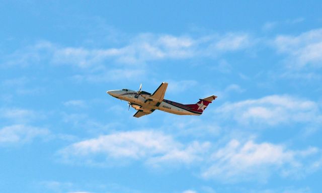 Beechcraft 1900 (N248AX) - Alaska Central Express Beechcraft 1900C N248AX over Anchorage 