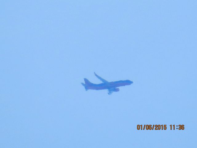 BOEING 737-300 (N628SW) - Southwest Airlines flight 4955 from STL to OKC over Southeastern Kansas at 22,000 feet.