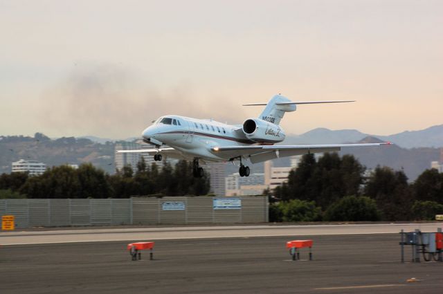 Cessna Citation X (N903QS) - Brush Fire in the Glendale area.