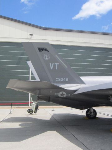 Lockheed F-35C (18-5349) - Static Display at Vermont Air National Guard base. I believe this is an F35-A