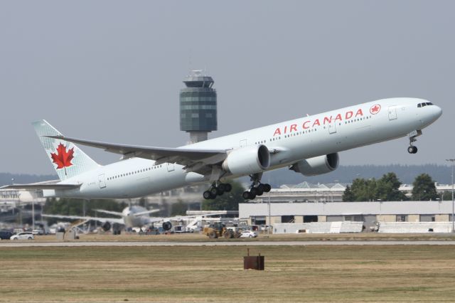 BOEING 777-300 (C-FIVQ) - August 5, 2009 - departed from Vancouver 