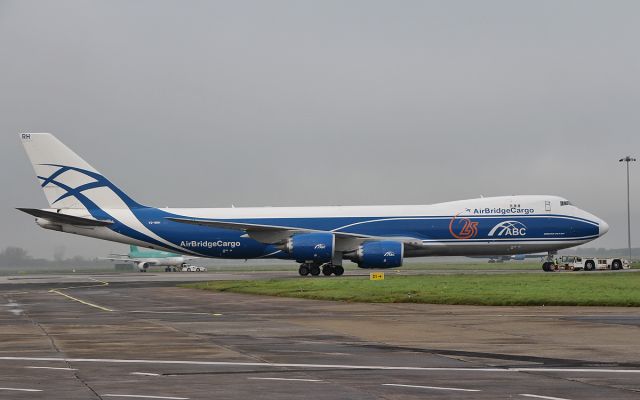 BOEING 747-8 (VQ-BRH) - air bridge cargo b747-8f vq-brh ready to dep shannon for amsterdam after off loading horses 27/10/17.