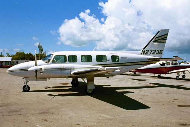 Piper Navajo (N27236) - Seen here in October 2002.