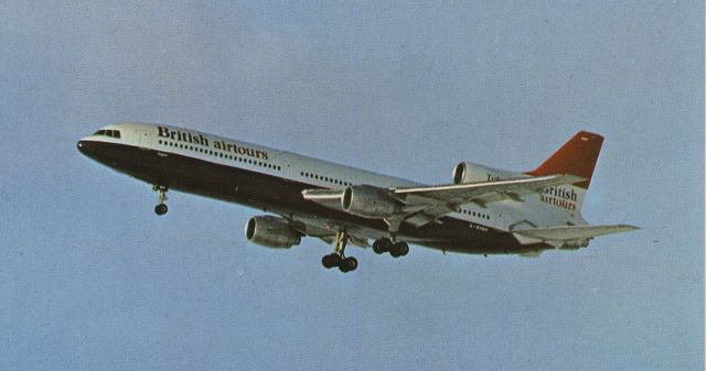 Lockheed L-1011 TriStar (G-BBAE) - scanned from postcardbr /british airtours