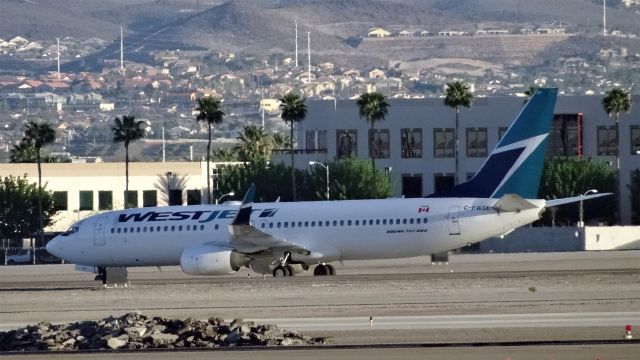 Boeing 737-800 (C-FWSE) - 20150327-181502.jpgbr /C-FWSE Westjet Boeing 737-800 - cn 36690 / ln 2987br /Age 5.7 Yearsbr /27-Mar-2015 B738/L Saskatoon Intl (CYXE) McCarran Intl (KLAS) 16:47 CST 18:13 PDT 2:25