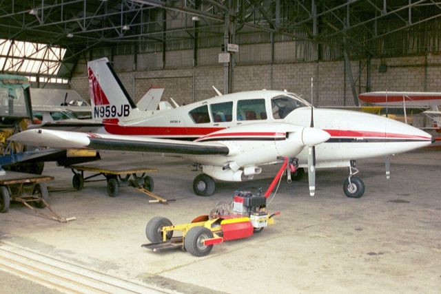 Piper Aztec (N959JB) - Seen here in Jun-04.  Reregistered G-BSVP 27-Apr-07.